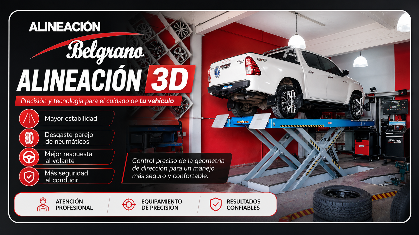 Equipo de alineacion 3D